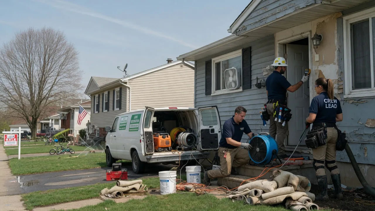 Flood Cleanup in Burleson, TX near me